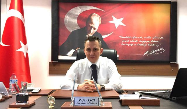 Çorumlu Zafer İşci 1. Sınıf Emniyet Müdürlüğüne terfi etti