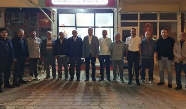MHP Çorum İl Başkanı Çıplak, Ortaköy teşkilatıyla buluştu