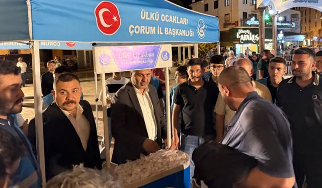 MHP ve Ülkü Ocakları’ndan Mevlid Kandili’nde ikram programı