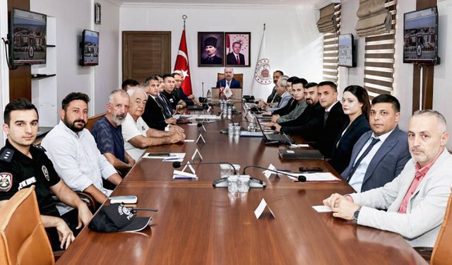 Çorum’da spor karşılaşmaları için güvenlik tedbirleri görüşüldü