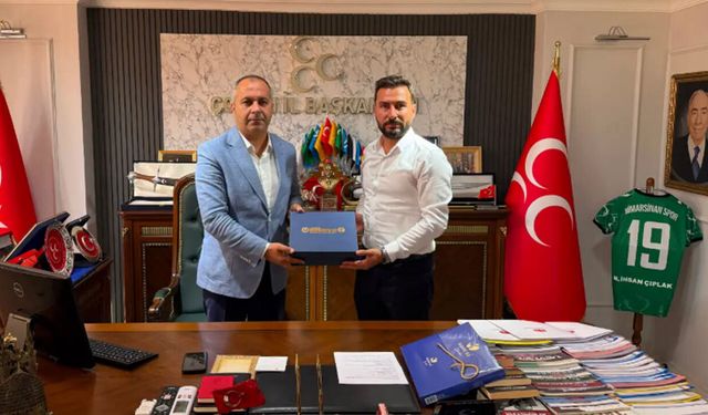 Hak-İş’ten MHP Çorum İl Başkanlığı’na ziyaret