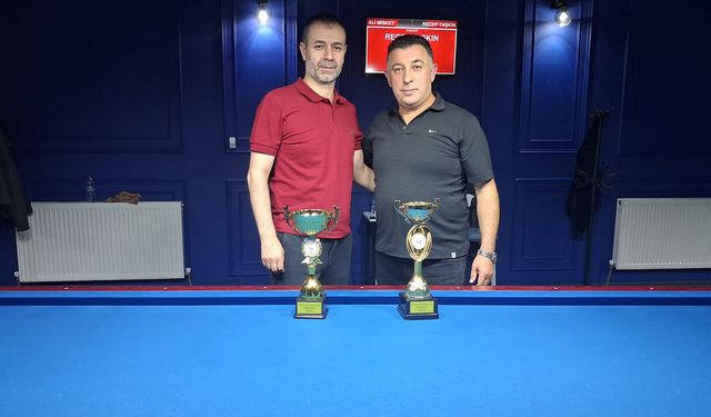 Çorum 3 Bant Bilardo İl Birinciliği’nde Recep Taşkın şampiyon oldu