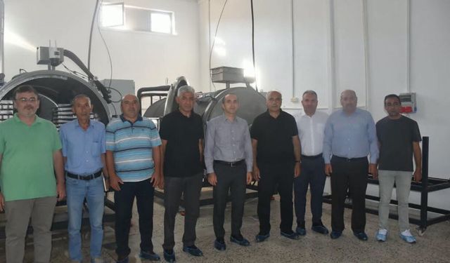 Bu tesisler üretime güç katacak: İnceleme yaptılar