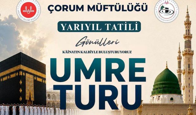 Müftülükten yarıyıl tatiline özel 16 günlük umre turu