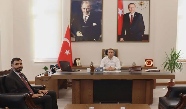 Yeni Müftüden Kaymakam Dinçer’e ziyaret