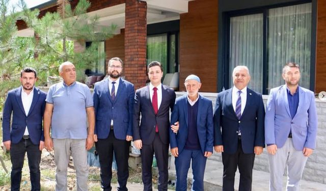 Kıbrıs Gazisi Mehmet Çuhacı ve ailesini ziyaret