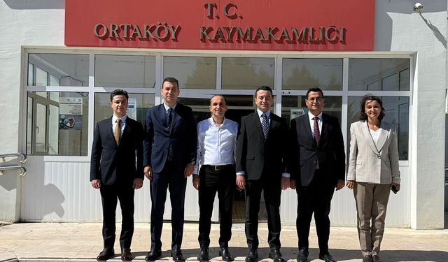 Beş ilçenin kaymakamından Kaymakam Şimşek’e ziyaret
