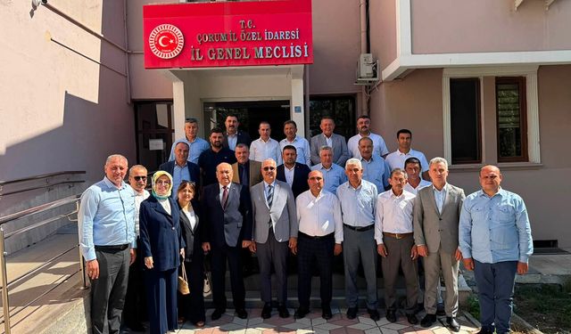 Ahlatcı, Meclis üyeleri ile Çorum’un ihtiyaçlarını masaya yatırdı
