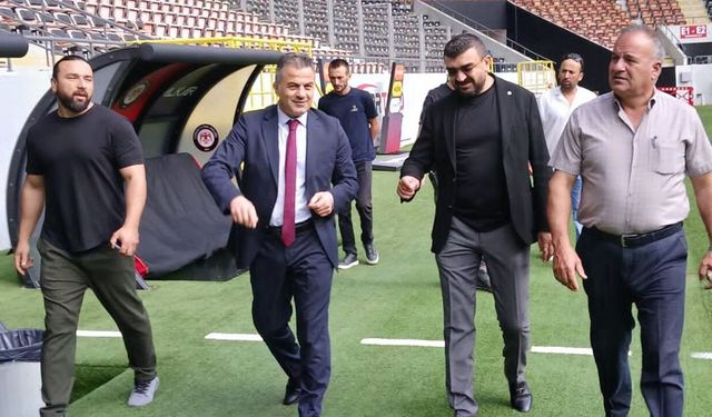 Çorum Şehir Stadyumu’nda inceleme ve değerlendirme yaptılar