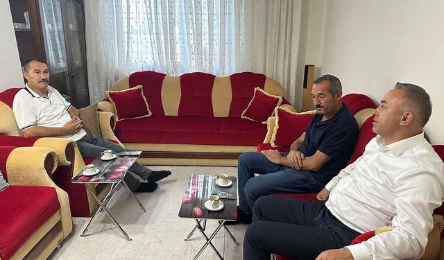 Tahtasız’dan Atakan ailesine taziye ziyareti