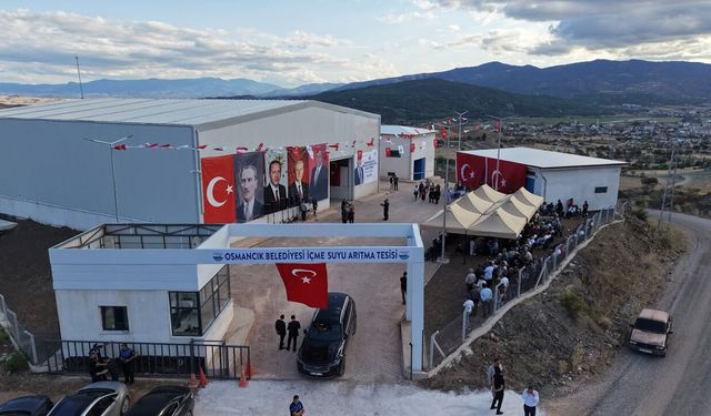 Osmancık’ta musluklara artık arıtılmış su ulaşacak