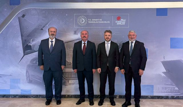 Çorum heyeti Bakan Yardımcısı Zekeriya Coştu ile görüştü