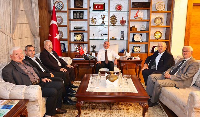 Köy muhtarlarından Vali Ali Çalgan’a ziyaret