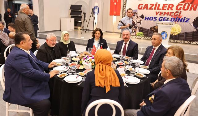Çorum’da gazilere vefa, şehit ailelerine minnet