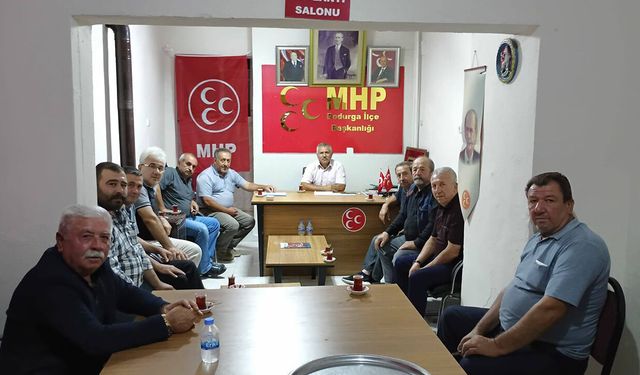 MHP Dodurga İlçe Başkanlığı Eylül ayı toplantısını yaptı