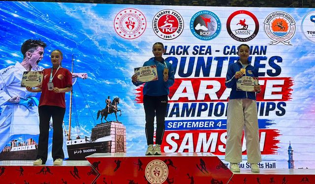 Aslı Erol Karate Şampiyonası’nda altın madalya kazandı