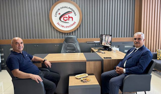 Ahlatcı’dan Çorum Havalandırma ve İklimlendirme’ye ziyaret