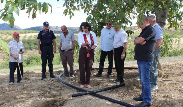 Bu ilçede yeni içme suyu şebeke hattı hizmete açıldı
