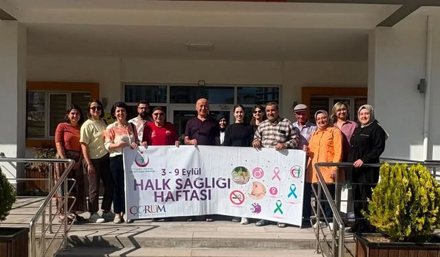 Çorum Huzurevi’nde sağlıklı ve aktif yaşlanma etkinliği