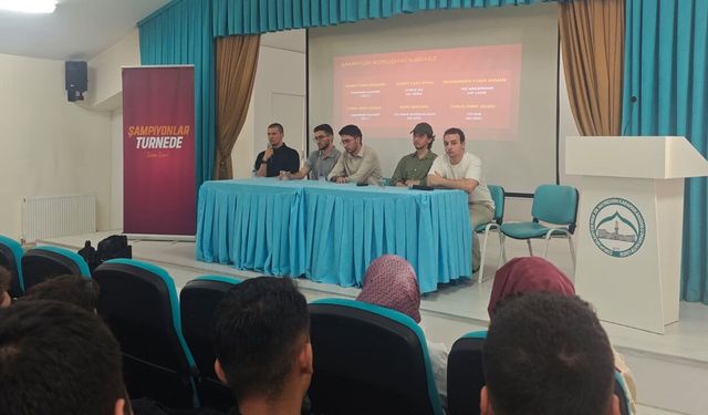 Şampiyonlar Turnede projesi Çorum’da öğrencilerle buluştu