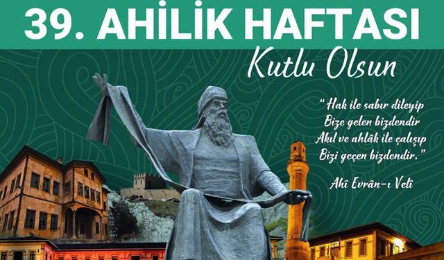 Çorum’da Ahilik Haftası kutlamaları başlıyor