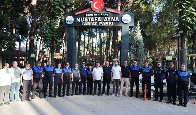 Ahmet Gelgör zabıta personeliyle yemekte buluştu