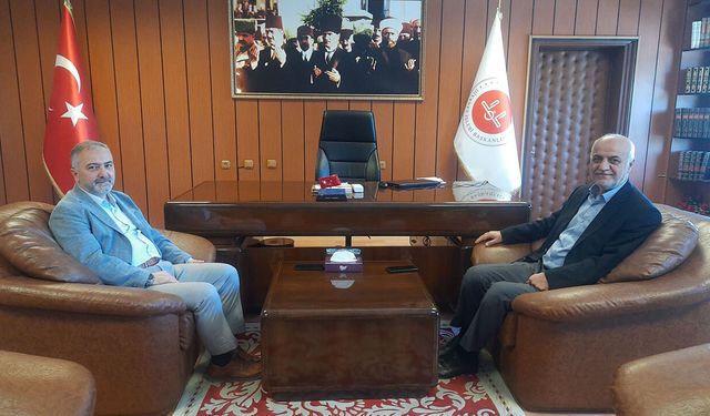 Ümit Çimen’den Çorum İl Müftüsü Yıldırım’a ziyaret