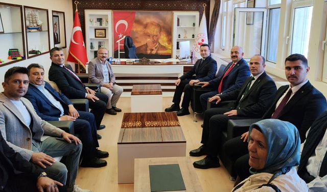 Tokat Milletvekili Beyazıt’tan Ortaköy Kaymakamı Şimşek’e ziyaret