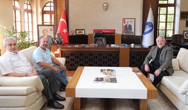 Erol Kavuncu ve Hasan Çatma’dan Başkan Aşgın’a ziyaret
