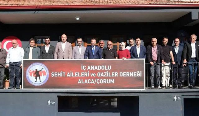 Milletvekili Süleyman Şahan’dan Alaca Şehit Aileleri ve Gaziler Derneği’ne ziyaret