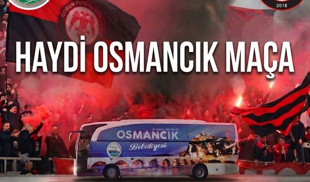 Çorum FK taraftarına Samsun deplasmanı için araç desteği