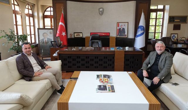 Akçakoca Kaymakamı Hacı Arslan Uzan’dan Başkan Aşgın’a ziyaret