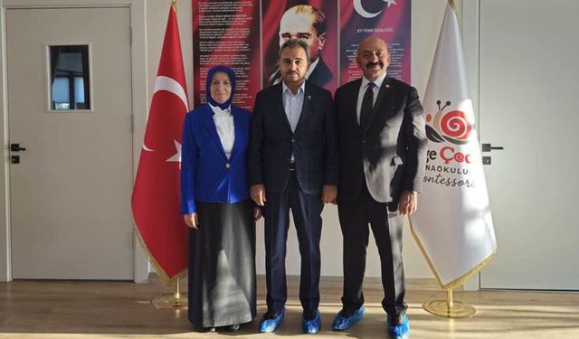 Taner İsbir’den Bilge Anaokulu’na hayırlı olsun ziyareti