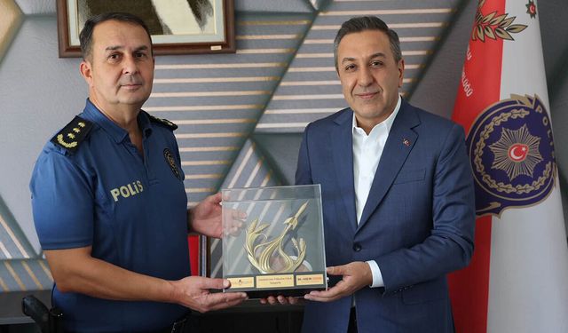 Dere’den Sungurlu İlçe Emniyet Müdürü Sadık Bahadır’a ziyaret