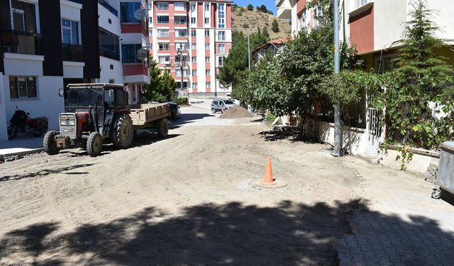 Kilit parke yollarda bakım ve yenileme çalışması başladı