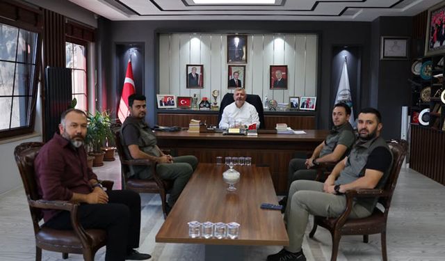 Doğa Koruma ve Milli Parklar heyetinden Başkan Gelgör’e ziyaret
