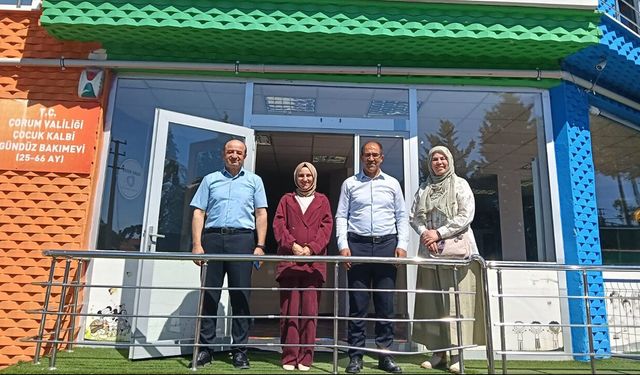Çocuk Kalbi Gündüz Bakımevi’nde hizmetler yerinde incelendi