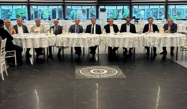 Üç ilçenin üyeleriyle buluştular: Önemli bilgilendirme yapıldı