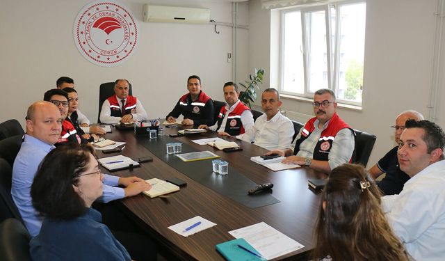 Çorum’da tarım hizmetleri masaya yatırıldı