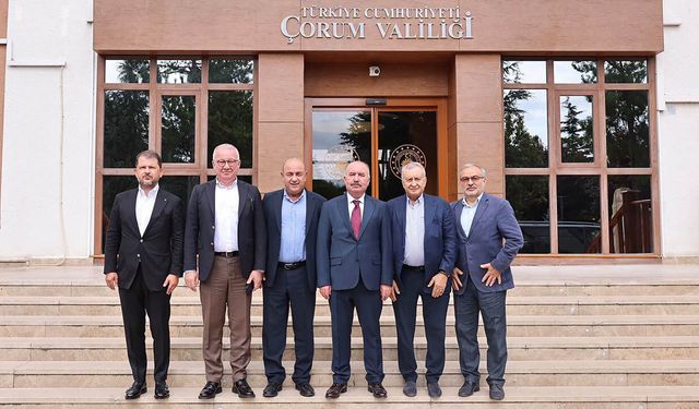 Vali Ali Çalgan’a nezaket ziyaretinde bulundular