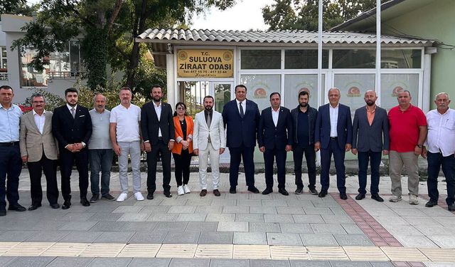 Oğuzhan Kaya’dan Suluova Ziraat Odası’na ziyaret