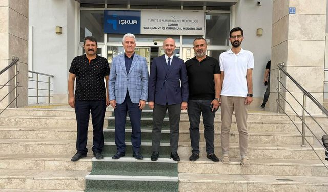 AK Parti heyetinden İŞKUR İl Müdürü Saraçoğlu’na ziyaret