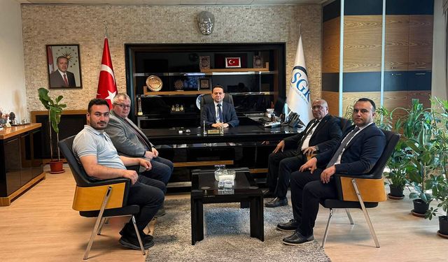 Türk Büro-Sen’den Çorum SGK İl Müdürü Göncü’ye ziyaret