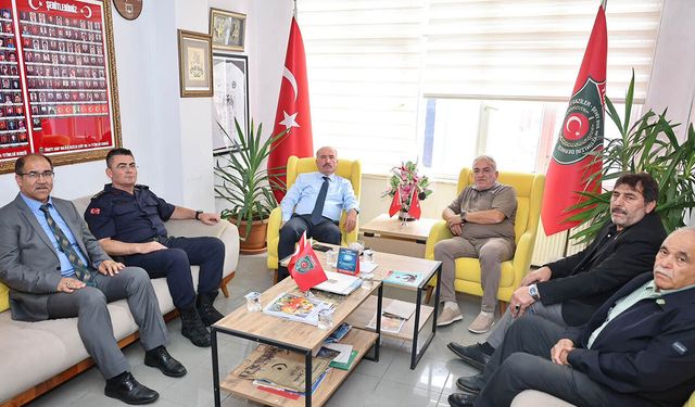 Vali Çalgan’dan şehit ve gazi yakınları derneklerine ziyaret