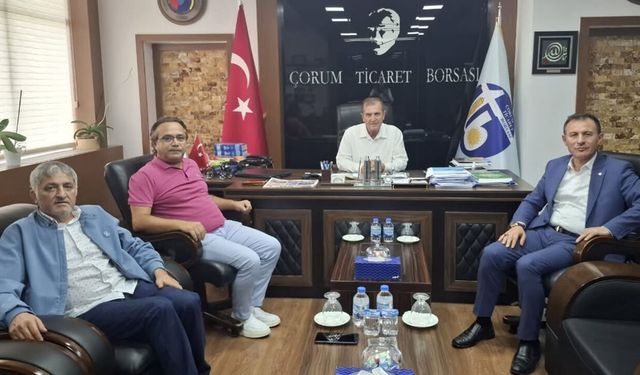 Yenes Tavuk Çiftliği’nden Çorum Ticaret Borsası’na ziyaret