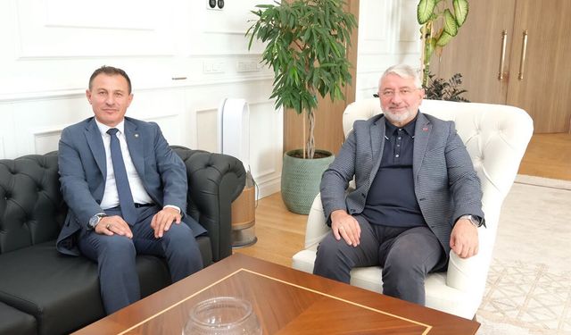 Yılmaz Kaya’dan Başkan Aşgın’a ziyaret