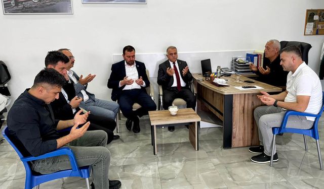 Yakup Alar’dan Okan Ezer’in ailesine taziye ziyareti