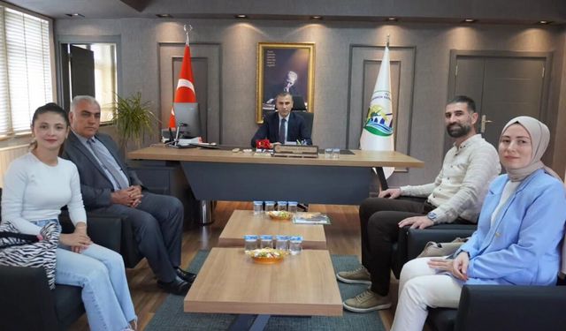 Çocuk edebiyatı yazarı Gürkan Kap’tan Kaymakam Duman’a ziyaret