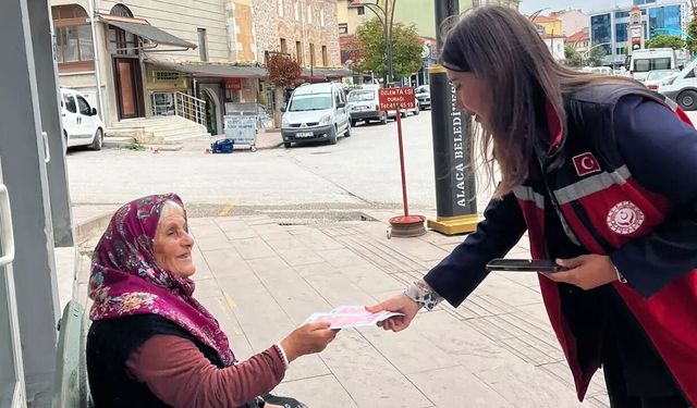Alaca’da koruyucu aile hizmetine yönelik bilgilendirme çalışması