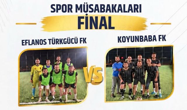 Osmancık’ta final heyecanı: Türkgücü FK ile Koyunbaba FK karşılaşacak